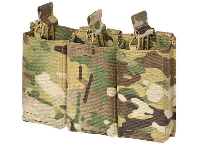 Laser - Cut Panel mit 3 AR15 Magazintaschen - Multicamo - Paintball Buddy
