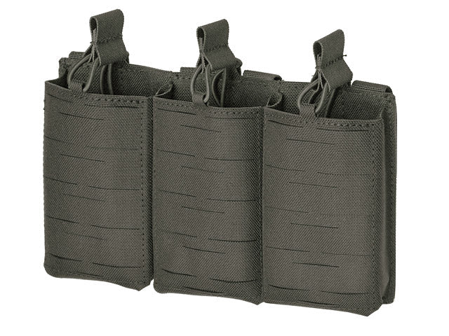 Laser - Cut Panel mit 3 AR15 Magazintaschen - Schwarz - Paintball Buddy