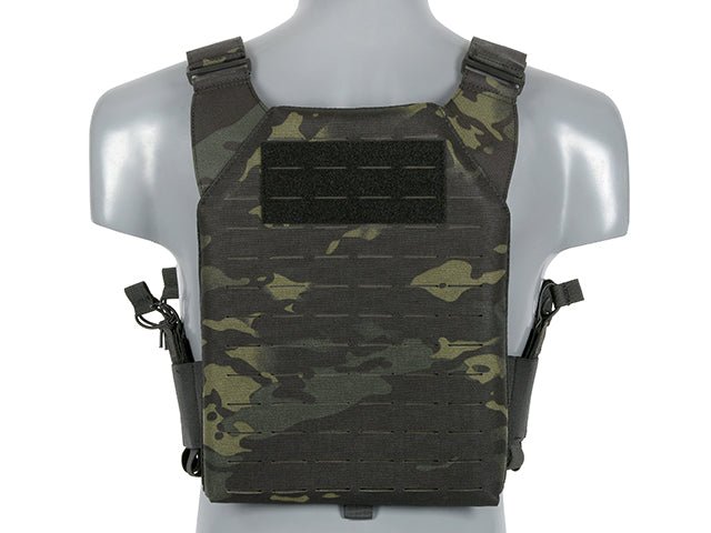 Laser - Cut Recon Plate Carrier inkl AR15 AK Mag Pouches - Multicam Black - Paintball Buddy