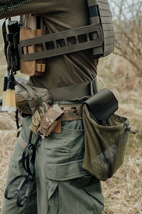 LaserCut Netz Abwurfsack - Olive