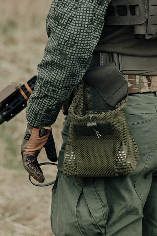 LaserCut Netz Abwurfsack - Ranger Green