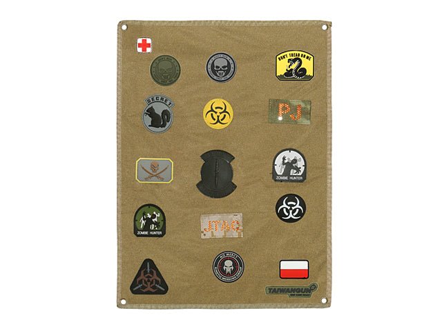 Loop Wall Patch - Coyote - Paintball Buddy