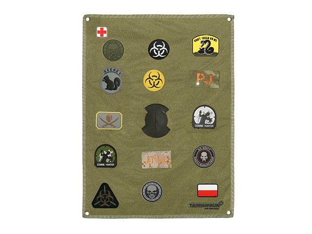 Loop Wall Patch - Olive - Paintball Buddy