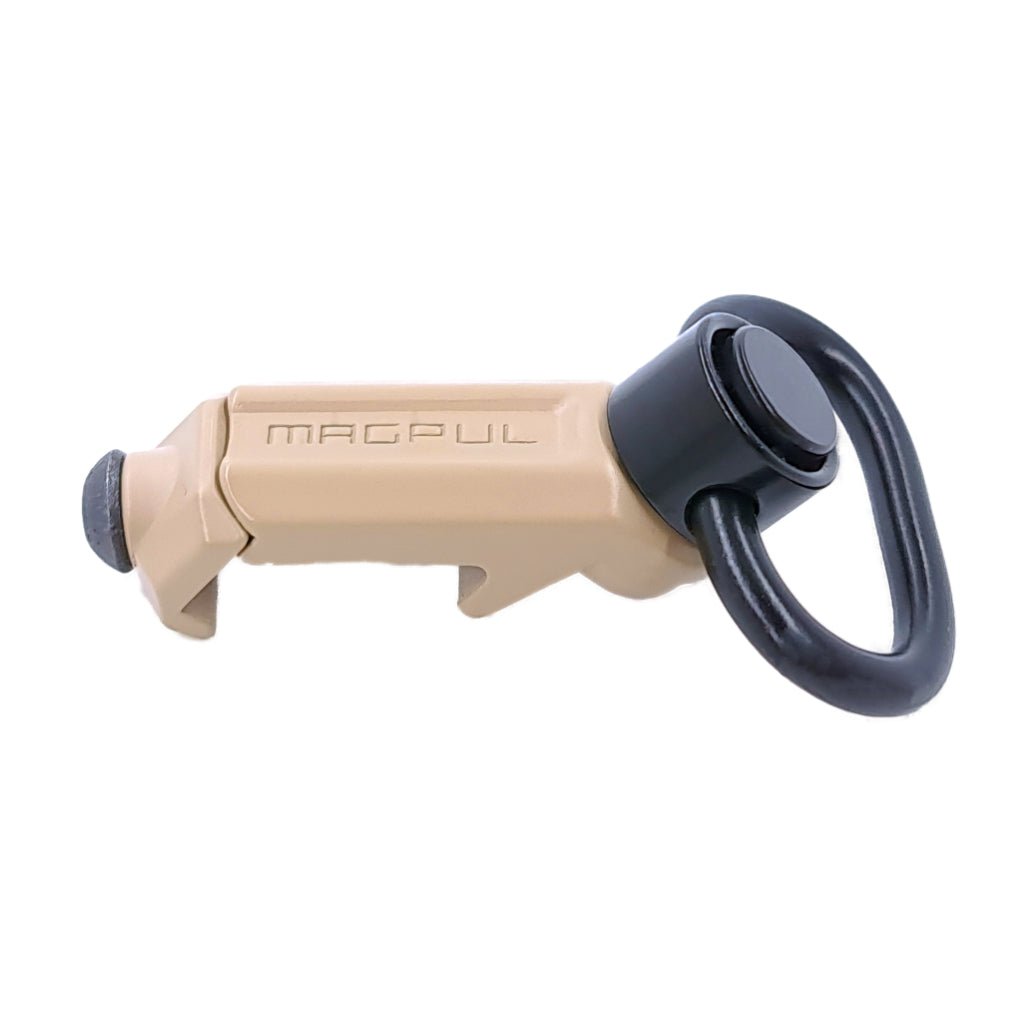 Magpul Replika Slim Sling Rail für 20mm Schiene inkl. QD Swievel - TAN - Paintball Buddy