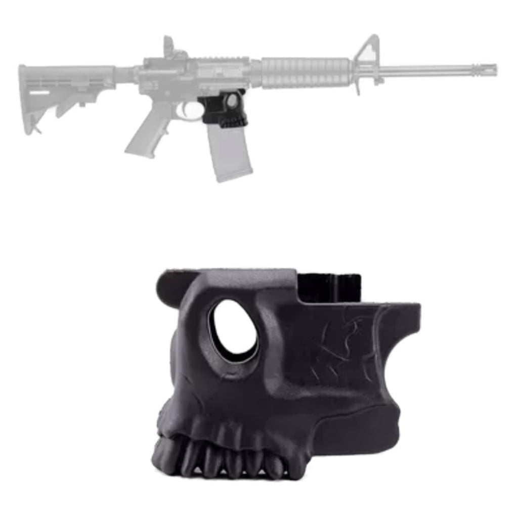 Magwell Grip Skull - Schwarz - Paintball Buddy