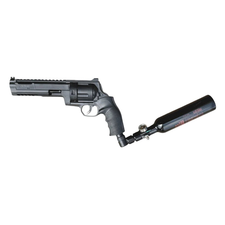 MCS Angled HPA für HP Flaschen - Schwarz - Paintball Buddy