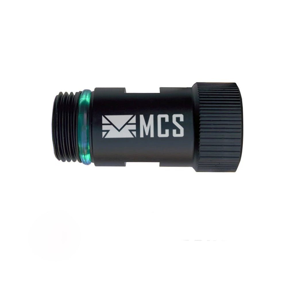 MCS Angled HPA und Air Tank Adapter Set für HP Flaschen - Schwarz - Paintball Buddy