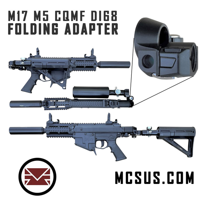 MCS foldable Drop Down für Milsig M17 Gen3 - Schwarz - Paintball Buddy