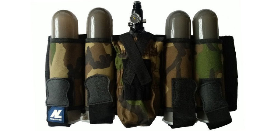 New Legion Battle Pack 4+1 vertikal - Camo - Paintball Buddy