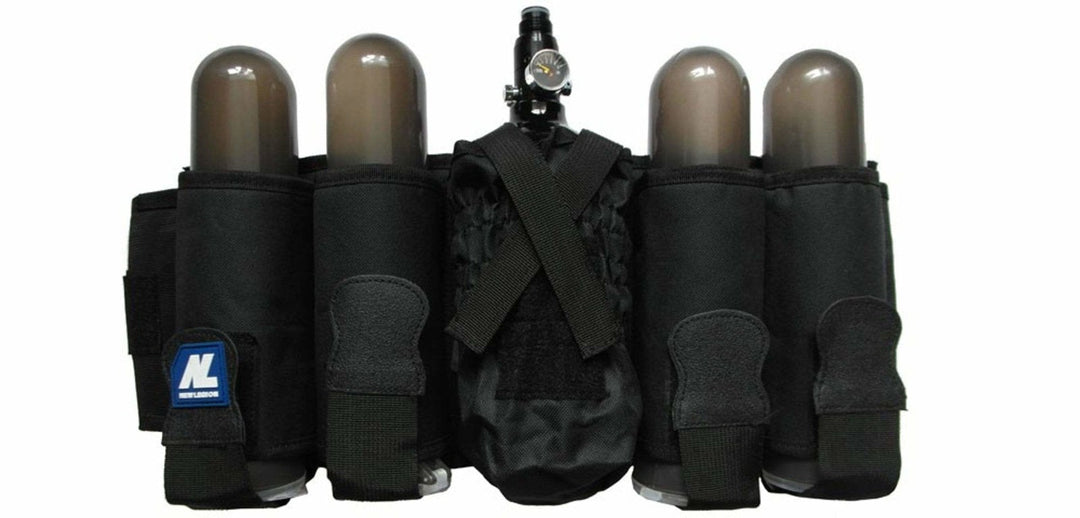 New Legion Battle Pack 4+1 vertikal - Schwarz - Paintball Buddy