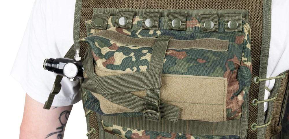 New Legion Tactical Weste Carrier - Flecktarn - Paintball Buddy