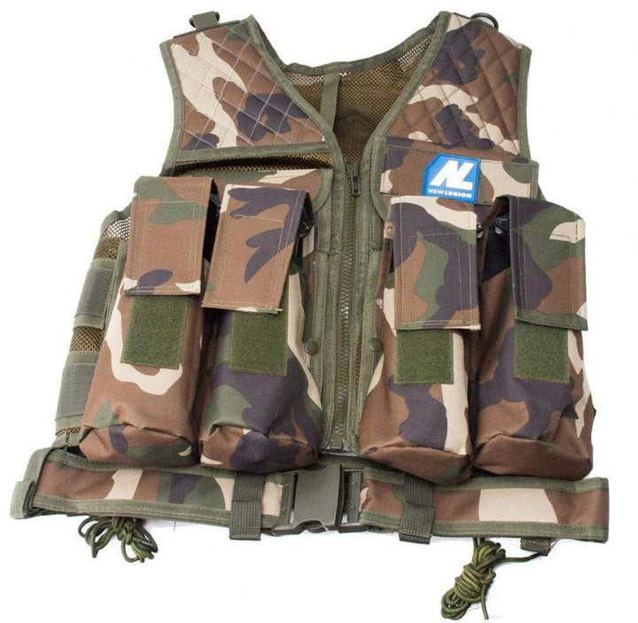 New Legion Tactical Weste Carrier - Woodland - Paintball Buddy