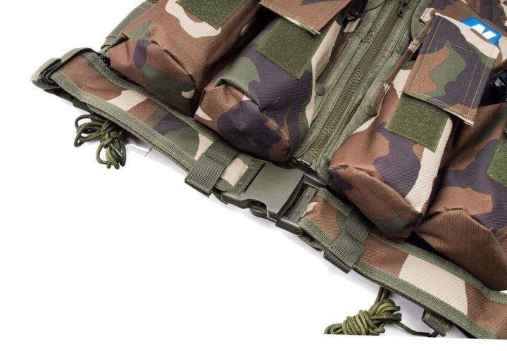 New Legion Tactical Weste Carrier - Woodland - Paintball Buddy