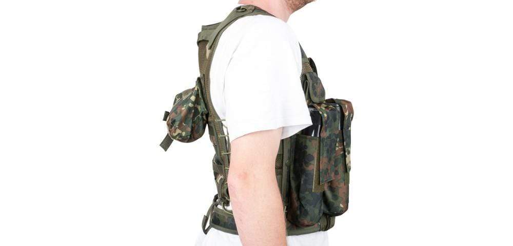 New Legion Tactical Weste Carrier - Woodland - Paintball Buddy