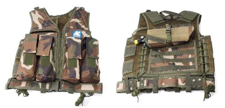 New Legion Tactical Weste Carrier - Woodland - Paintball Buddy