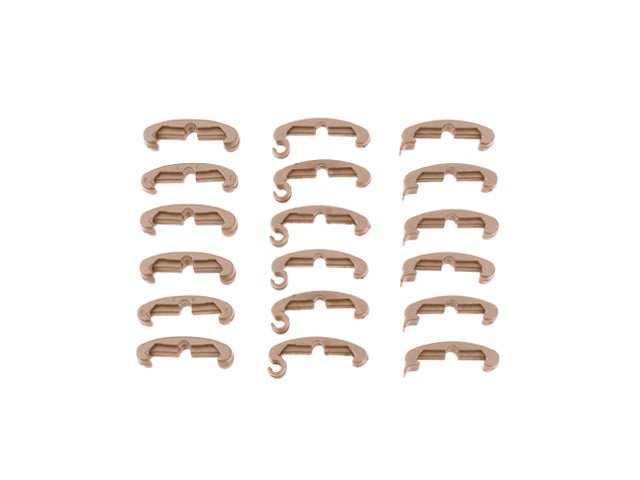 Picatinny Clips für 20mm Schienen - Dark Earth - Paintball Buddy