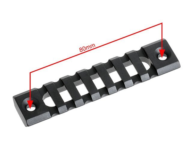 Picatinny Rail Key Mod 7 Slots - 93mm - Paintball Buddy