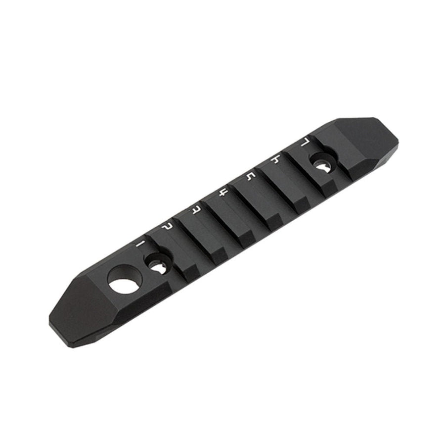 Picatinny Rail KeyMod M - lok 7 Slots - 120mm - Paintball Buddy