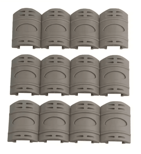 Picatinny Rubber Cover Set 12 Stück - Earth