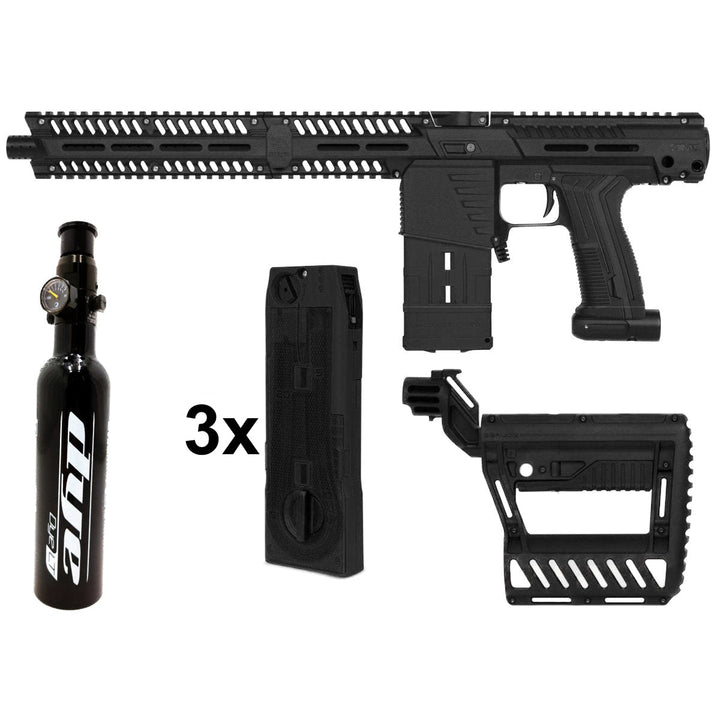 Planet Eclipse EMF100 Gen.3 Paintball Markierer Sparpaket - Schwarz - Paintball Buddy