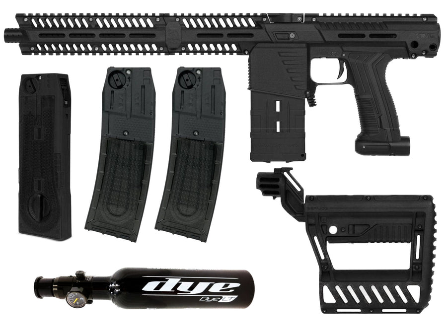 Planet Eclipse EMF100 Gen.3 Paintball Markierer Sparpaket - Schwarz - Paintball Buddy