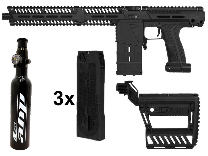 Planet Eclipse EMF100 Markierer Gen.3 Sparpaket Schwarz - Paintball Buddy