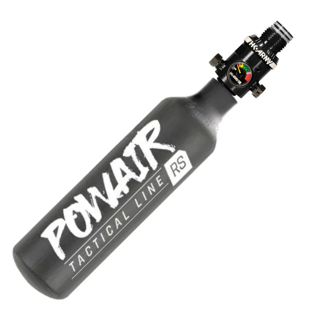 PowAir HP System Tactical Line RS 0,23Liter 15ci 300 Bar + HK Army P8 Regulator - Paintball Buddy