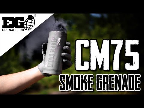 Enola Gaye CM75 Rauchgranaten - Schwarz