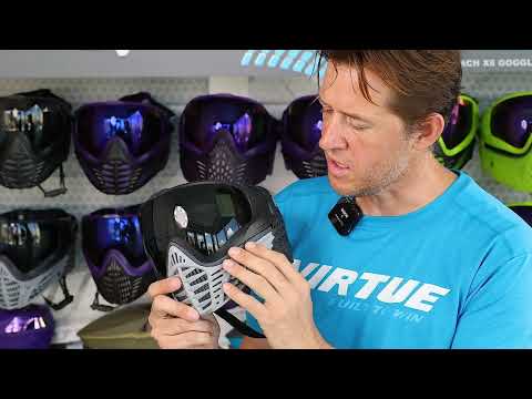 Virtue VIO X6 Paintball Maske - Black Storm