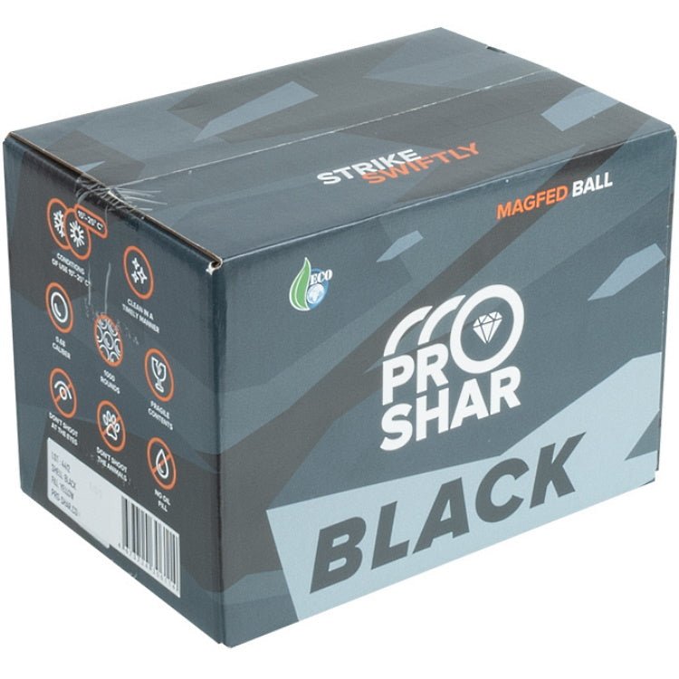 ProShar Black MagFed Paintballs cal.68 - 1000 Stück - Paintball Buddy