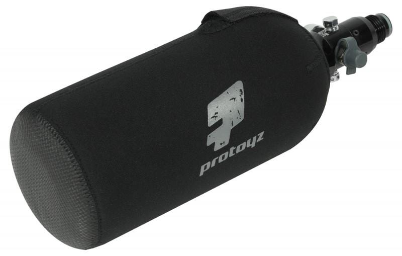 Protoyz Neoprenüberzug für HP Flasche 0,8l - Schwarz - Paintball Buddy