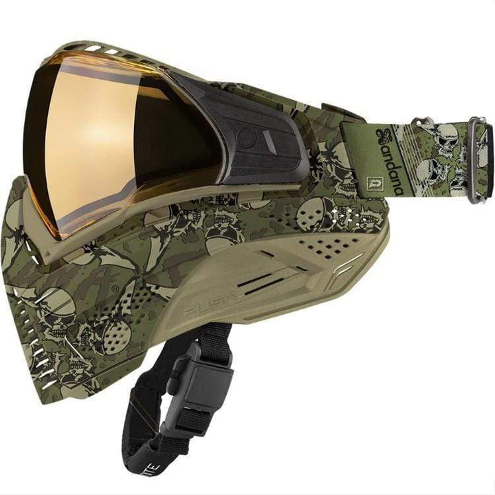 Push Unite Paintball Maske - Sandana Oliv - Paintball Buddy