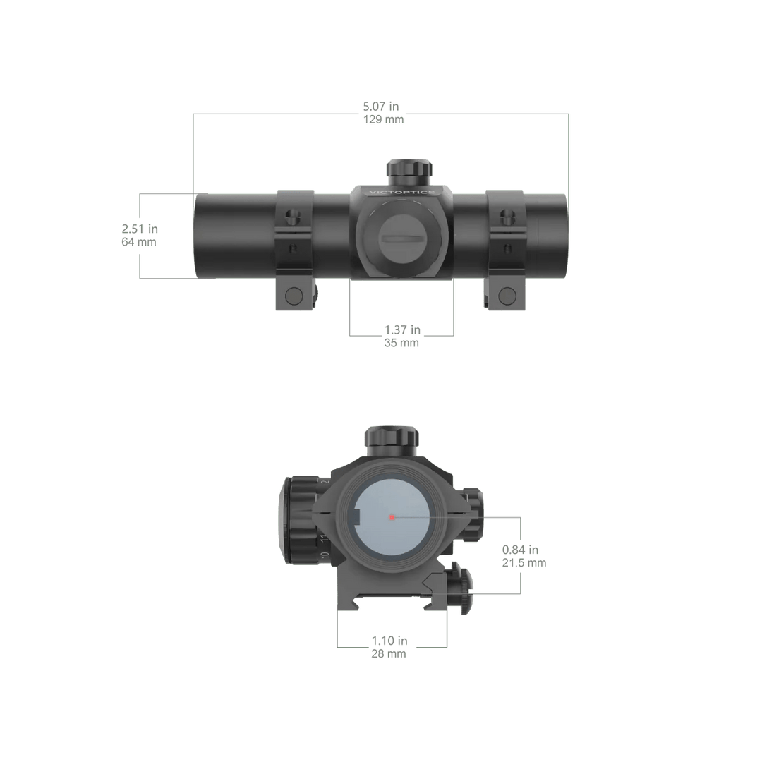 Red Dot Sight 1x30 - Paintball Buddy