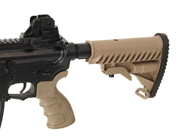 S - AEG Pistol Grip G27 - Style Typ 1 - Tan - Paintball Buddy