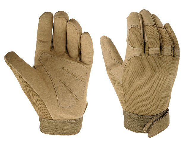 Shooting Gloves - Tan - Paintball Buddy