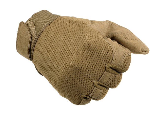 Shooting Gloves - Tan - Paintball Buddy