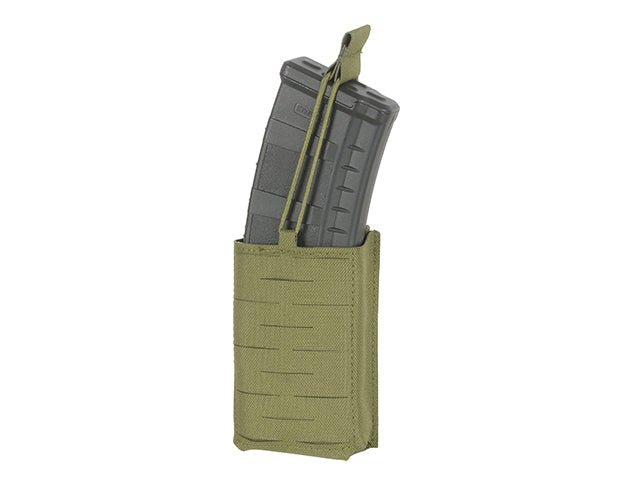 Single Laser - Cut Panel AR15/AK Magazintaschen - Olive - Paintball Buddy