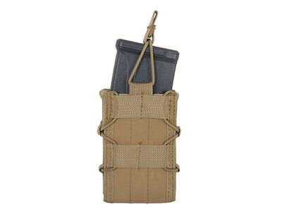 Single Rifle Molle Speed Mag Pouch - Coyote - Paintball Buddy