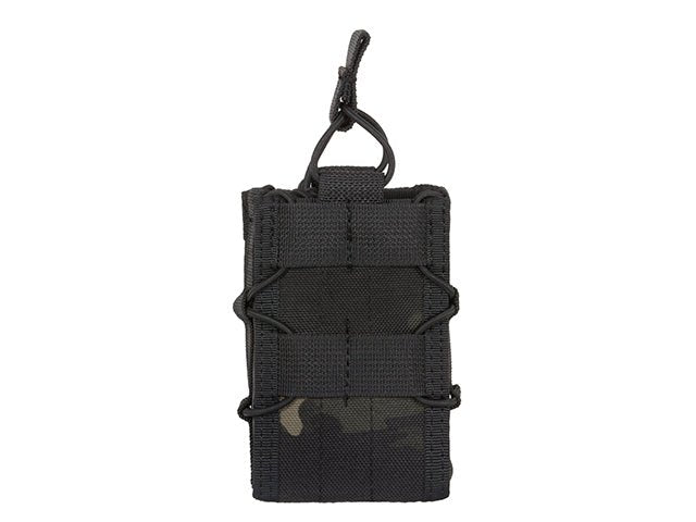 Single Rifle Molle Speed Mag Pouch - Muticam Black - Paintball Buddy