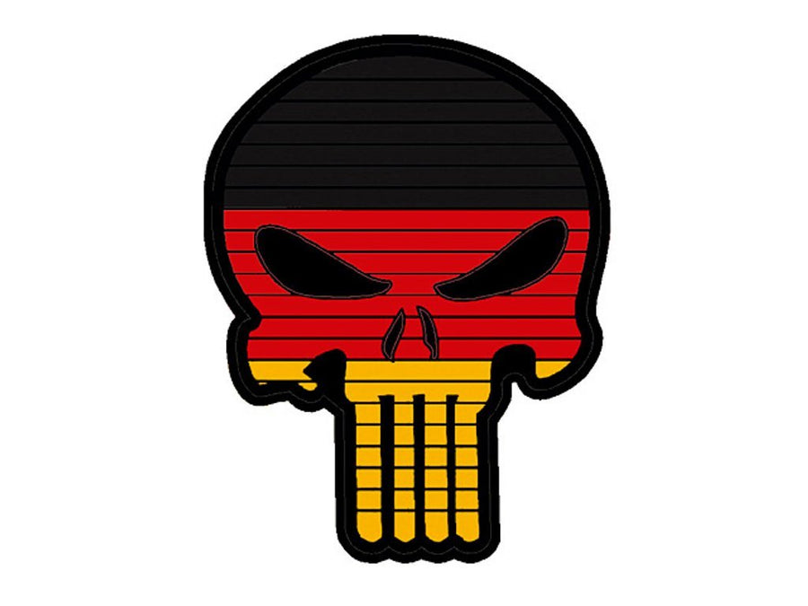 Skull Flag Germany PVC Patch - Paintball Buddy