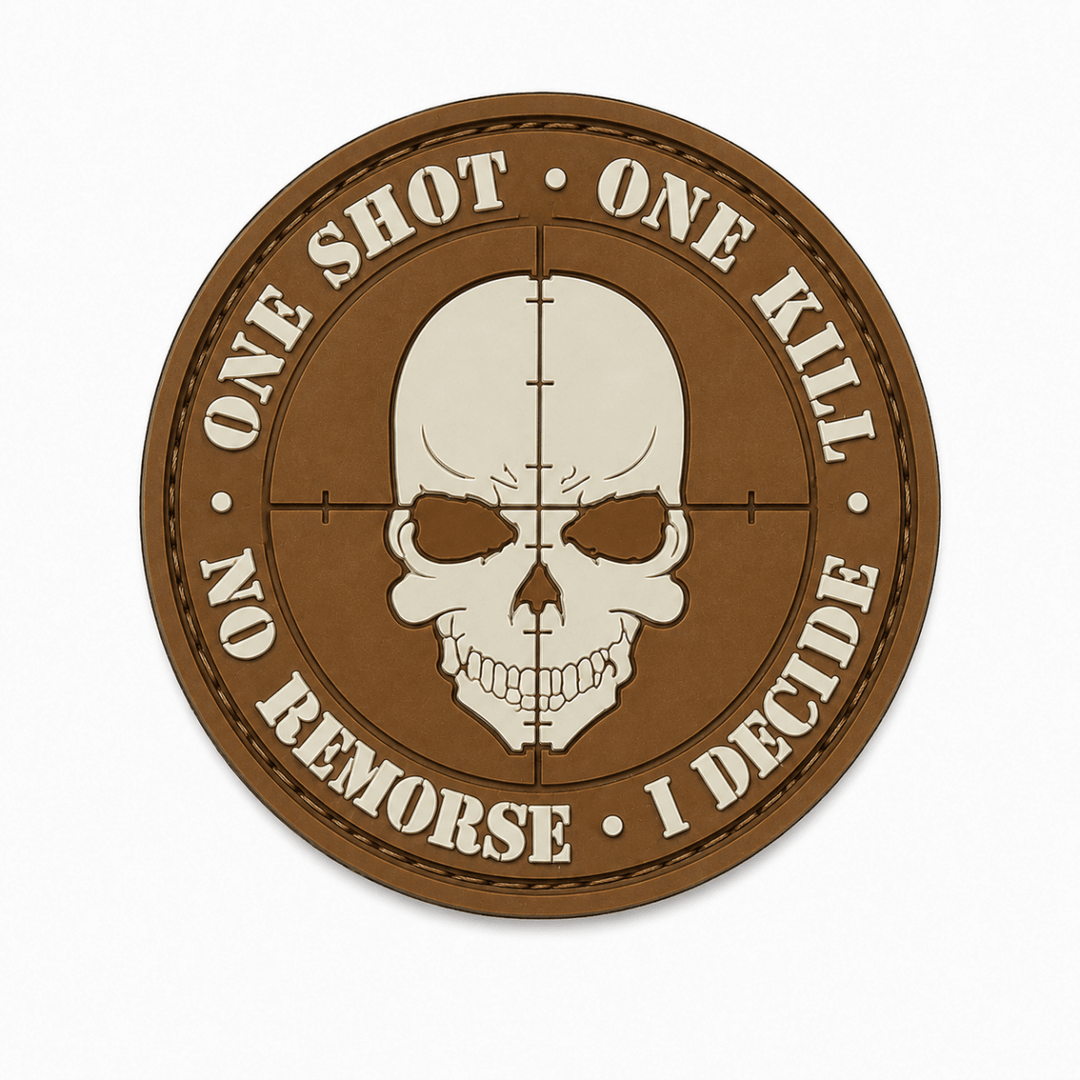 Skull one Shot PVC Patch