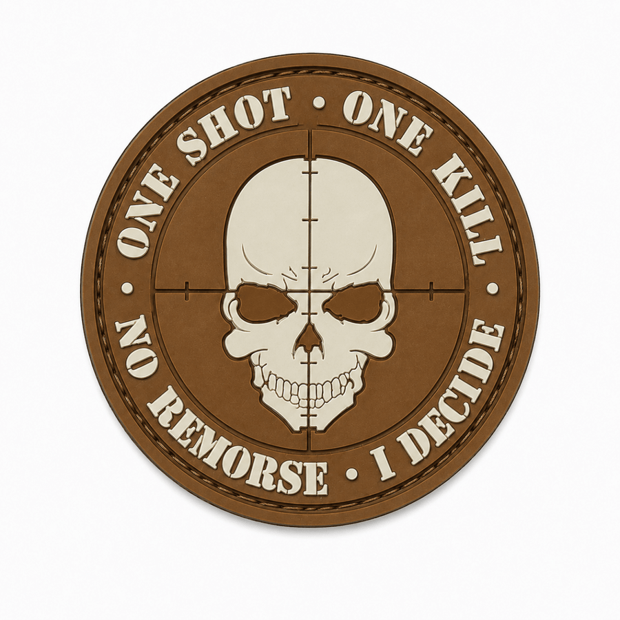 Skull one Shot PVC Patch