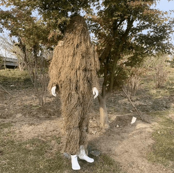 Tactical Camo Suit Ghillie Suit 4 teiliger Tarnanzug - Desert - Paintball Buddy