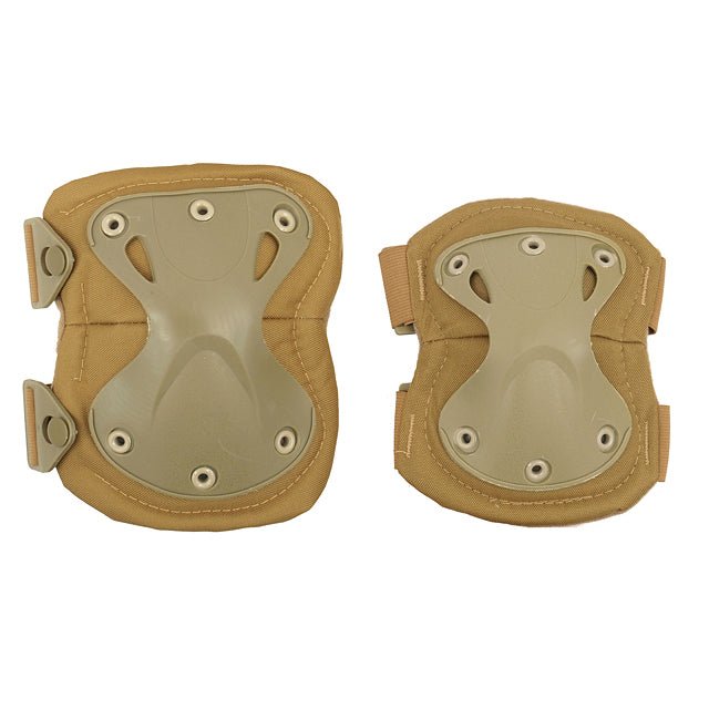 Tactical Knee & Elbow Pads Set - Tan - Paintball Buddy