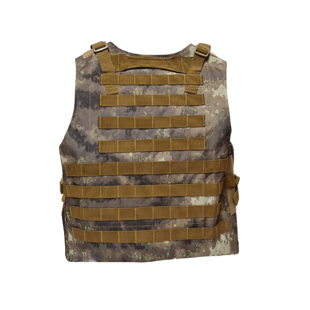 Tactical Molle Weste mit Taschen - Muddy Dirt Camo - Paintball Buddy