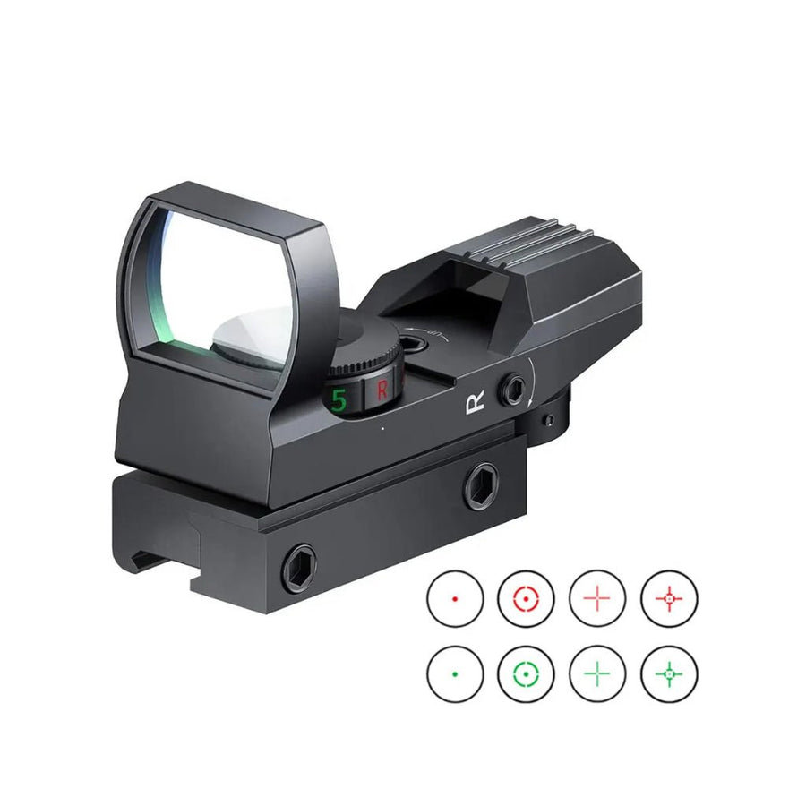 Tactical Red Dot Sight 4 Fach Absehen - Schwarz - Paintball Buddy