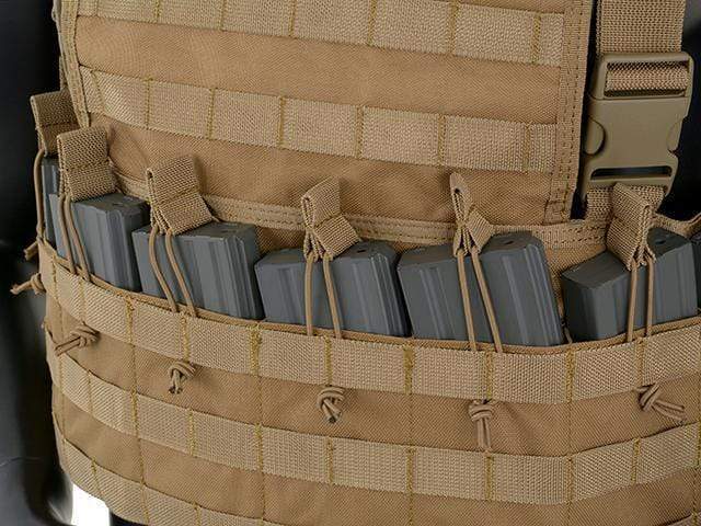 Tactical Rifleman Chest Rig - Coyote - Paintball Buddy