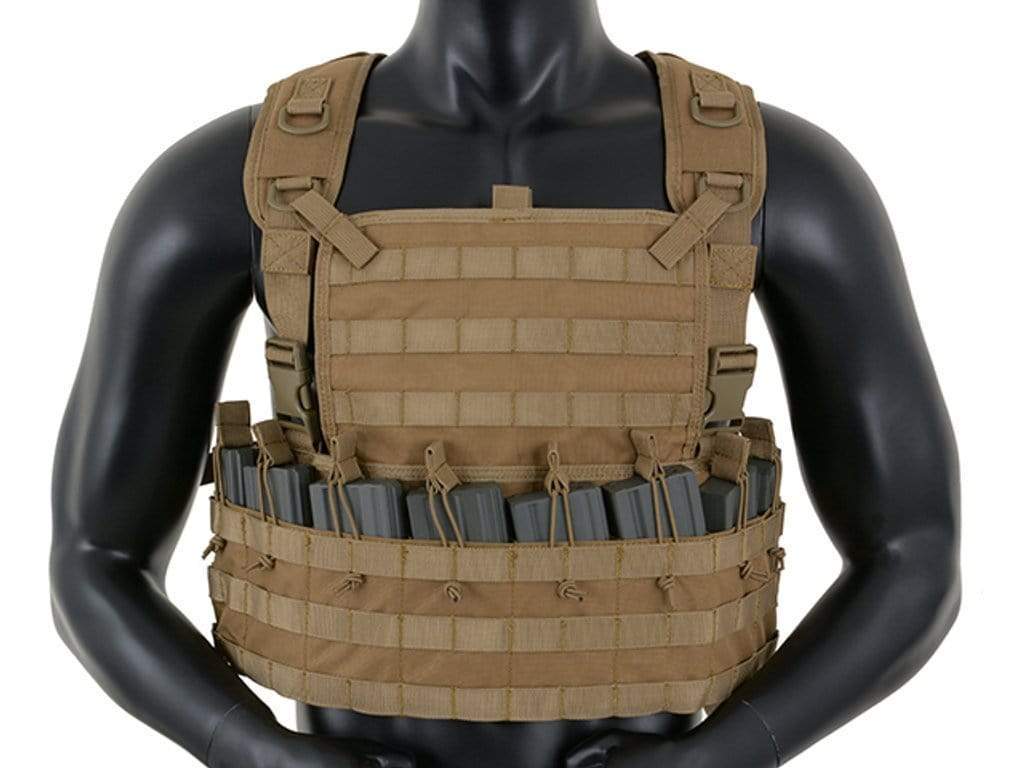 Tactical Rifleman Chest Rig - Coyote - Paintball Buddy