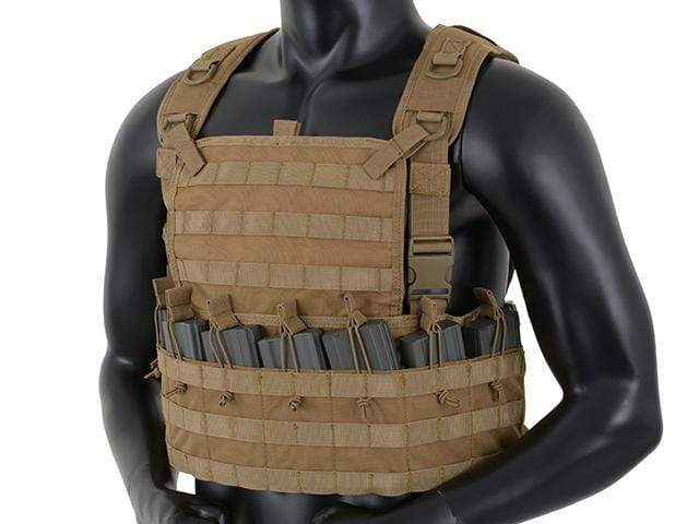 Tactical Rifleman Chest Rig - Coyote - Paintball Buddy