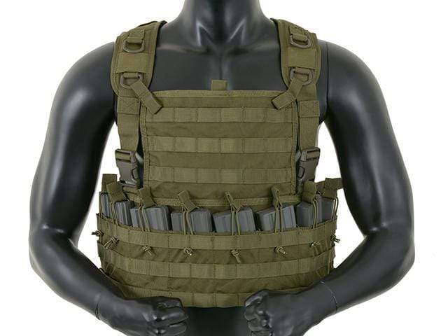 Tactical Rifleman Chest Rig - Olive - Paintball Buddy